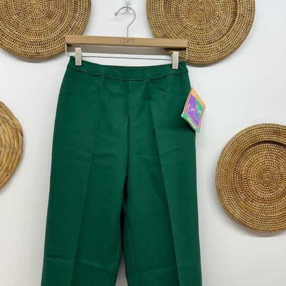 NWT Vintage 70s Deadstock Levi's Bend Over Green Straight Leg Pants 12 - Picture 3 of 5